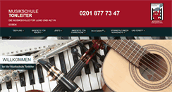 Desktop Screenshot of musikschule-tonleiter.com